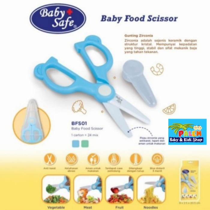 Baby Safe Baby Food Scissors BFS01 / gunting makan