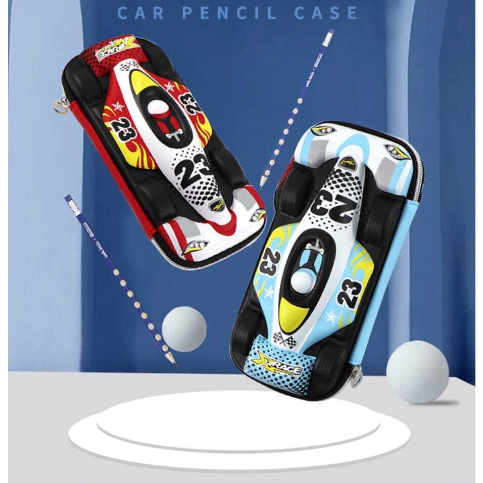 ( zwq ) Kotak Pensil 3D Anak Sekolah TK SD, Pencil Case 3D Bahan EVA