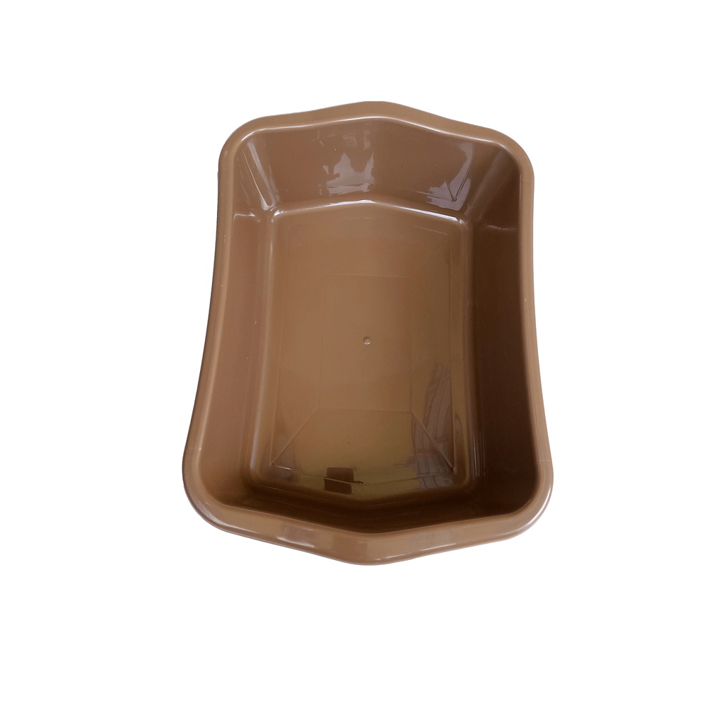 Waskom Plastik / Baskom Plastik / Literbox Kucing / Waskom Segi Doraemon 03 capucino