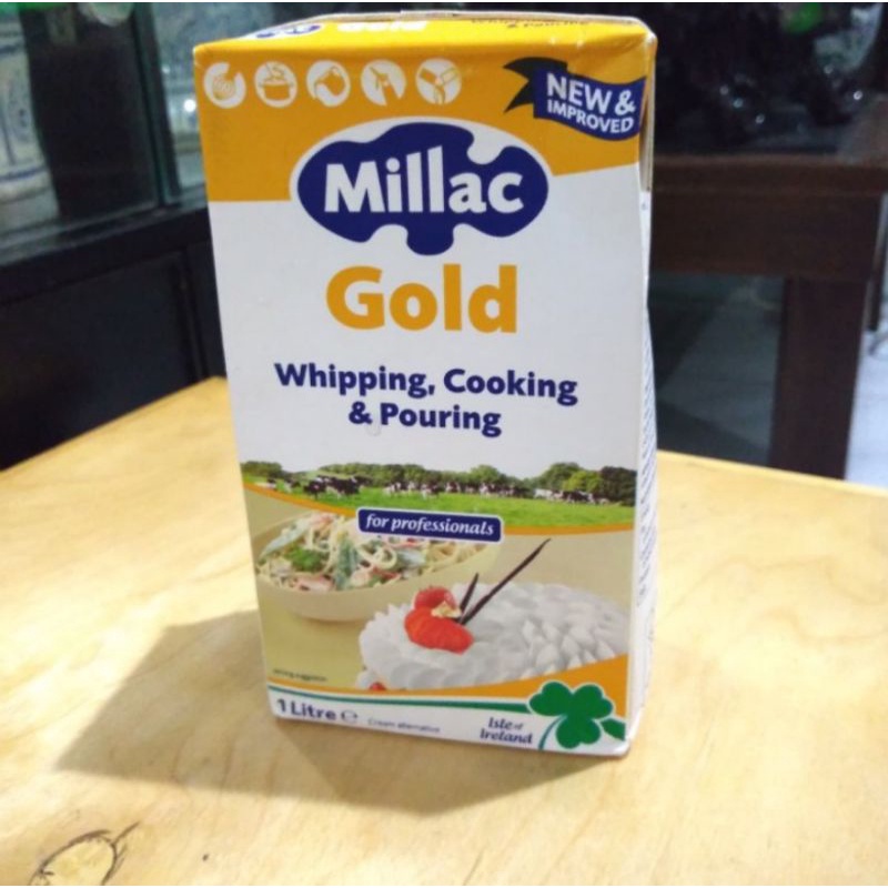 

milac gold whipping cream cooking and pouring1 L