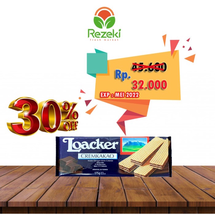 

504Oekho Loacker Cream Cacao 175 Gr 6J477iyfi
