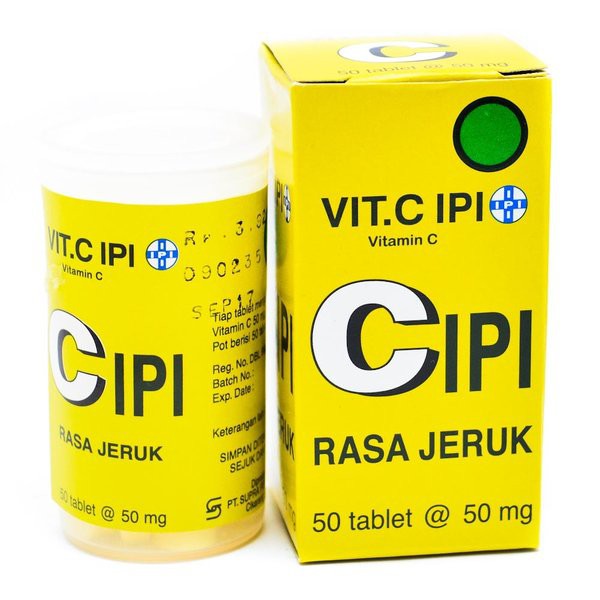 Vitamin C IPI 50 Tablet ORIGINAL-BPOM