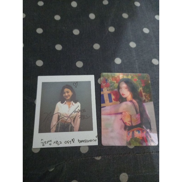 TWICE Mina Jihyo Taste of Love tol lenticular Pola hosplay hospital playlist