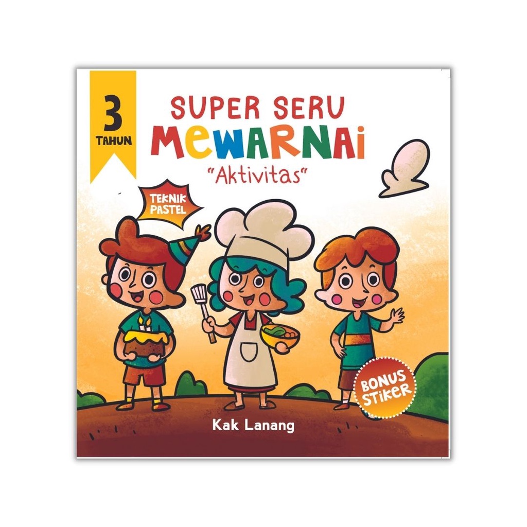 Buku Anak : Super Seru Mewarnai Aktivitas / Buku Mewarnai / Buku Anak 3 Tahun