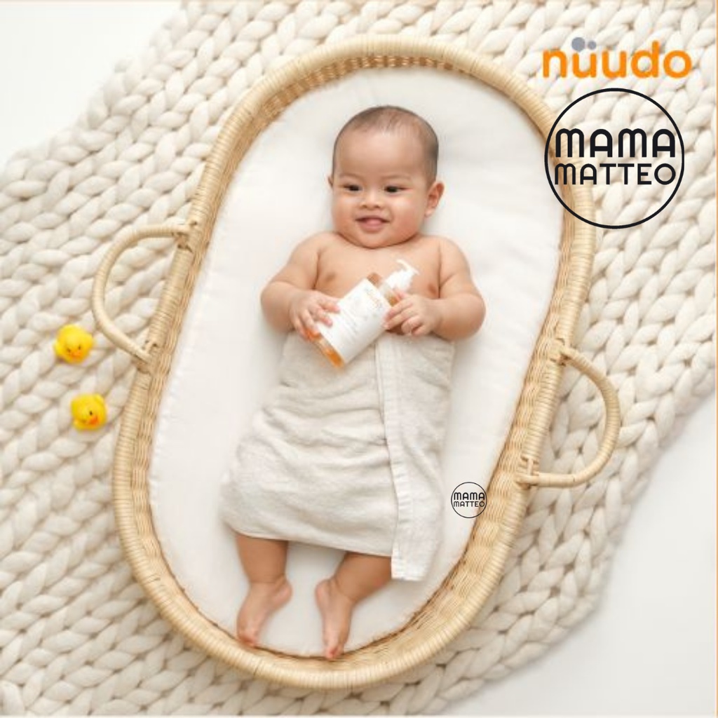 NUUDO Refill Size 475ml Gentle Baby Head to Toe Wash / Bubbly Kids Body &amp; Face Wash / Conditioning Kids Shampoo / Daily Moisturizing Body Lotion / BANDUNG