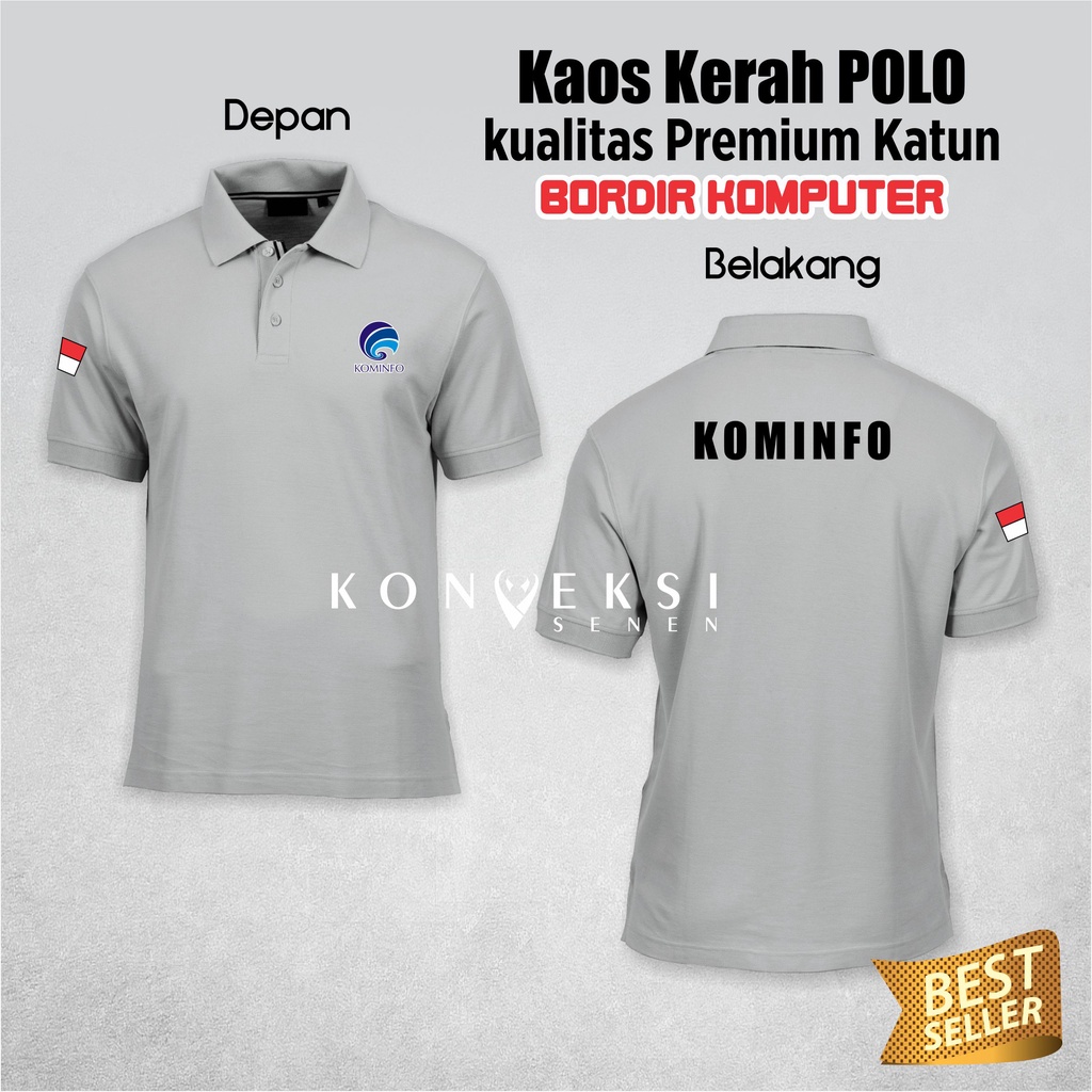 kaos kominfo | kaos polo katun