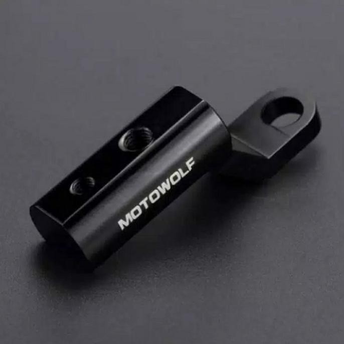 Motowolf Breket Holder Hp / Breket Lampu Tembak Di Spion Motor Agusset22 Berkualitas