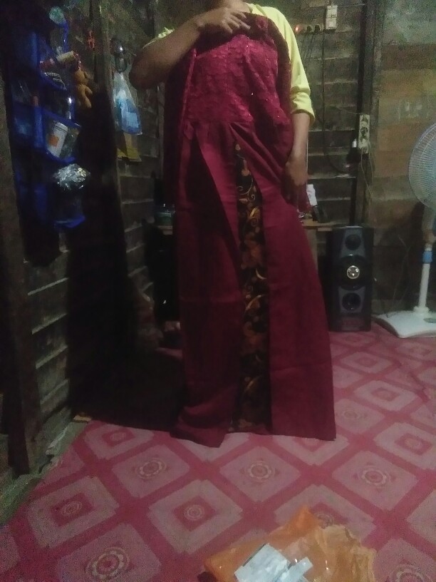 (ori & Busui_8 Varian Warna) Batik Couple Princes Hayunda Sarwendah Gamis Modern - Sarasvati Store