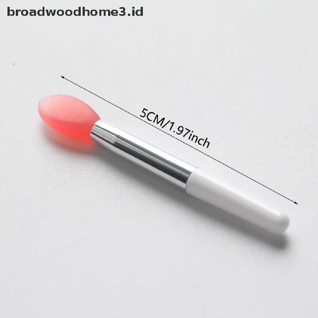 Brush Aplikator Lip Gloss Bahan Silikon