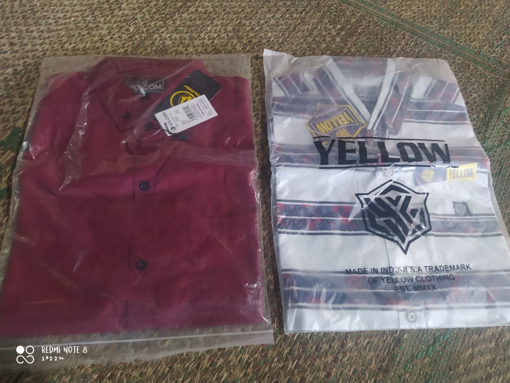 Kemeja Surfing Pria Lengan Pendek Slimfit Premium Quality