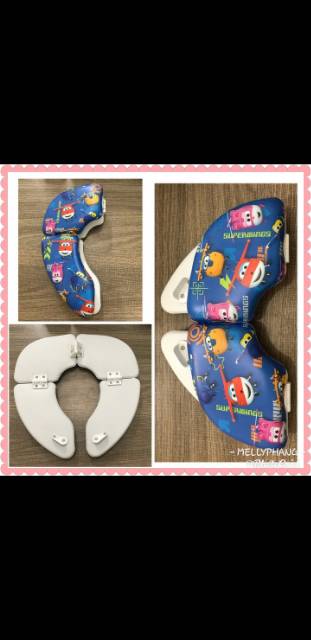 potty traveller portable/ potty seat lipat/ dudukan toilet anak