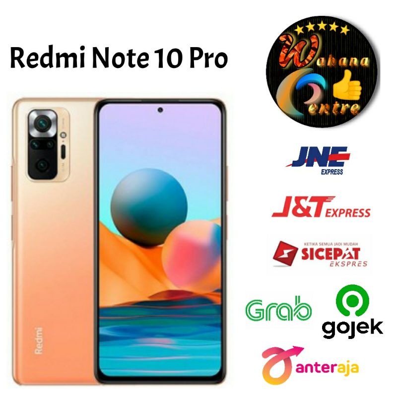 xiaomi redmi note 10 pro ram 6/64 | 8/128 [6gb 64gb & 8gb 128gb] garansi resmi