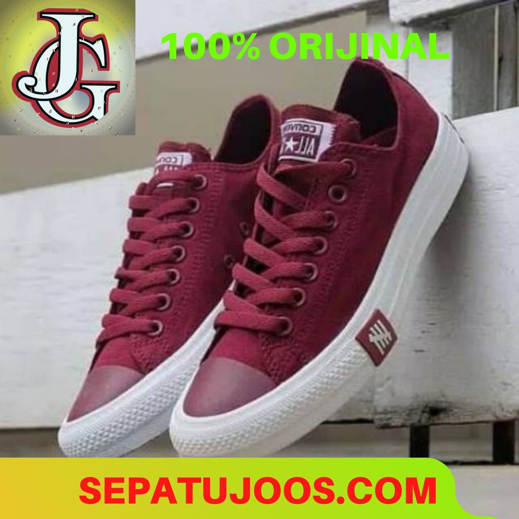 Sepatu Converse All Star CT II Flash "made in vietnam All Star (Low) Merah Tua/Maroon - Fashion ..