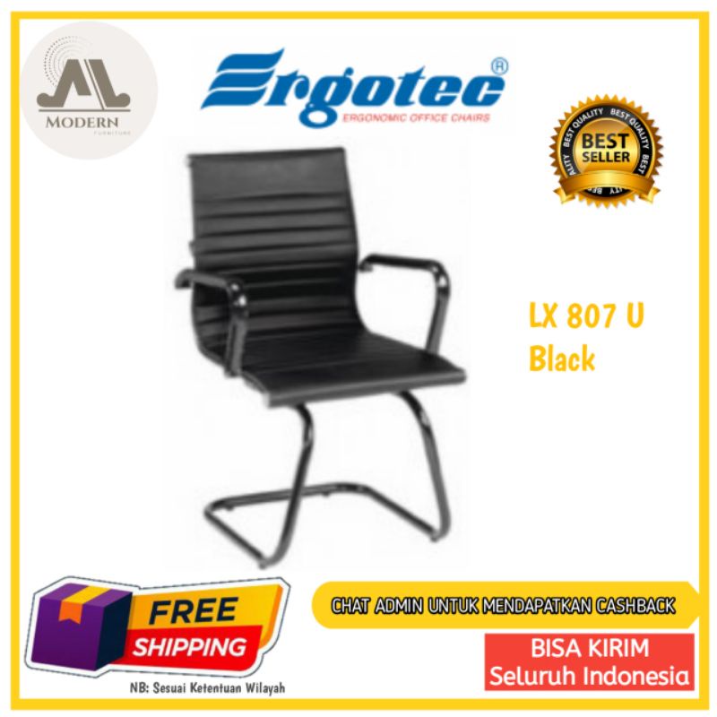 TERMURAH Kursi Putar / Kursi kantor / kursi belajar/ kursi multifungsi terbaru Ergotec Tipe LX 807 U