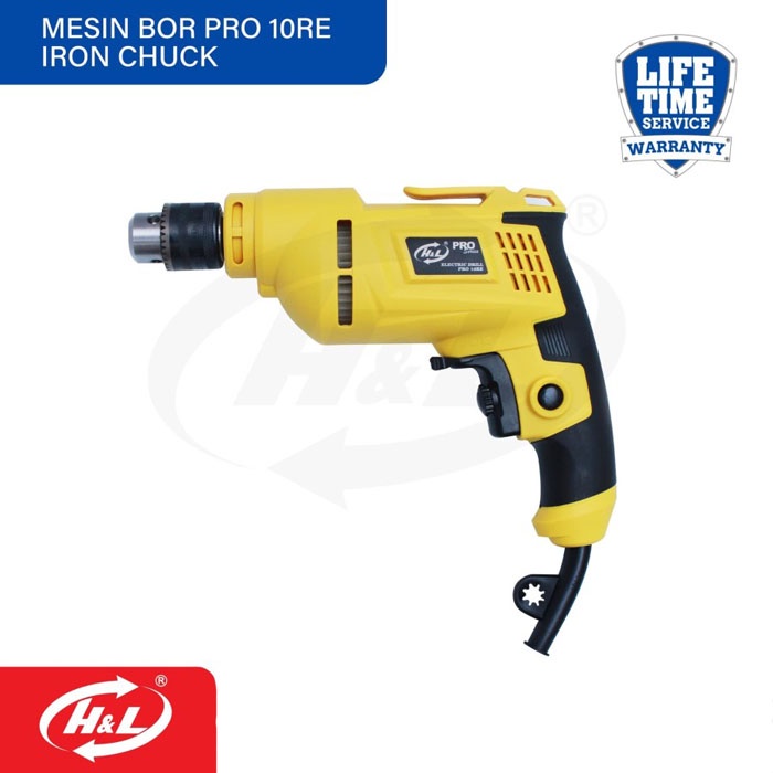 HL Mesin Bor Listrik Electric Drill Iron Chuck Pro 10RE