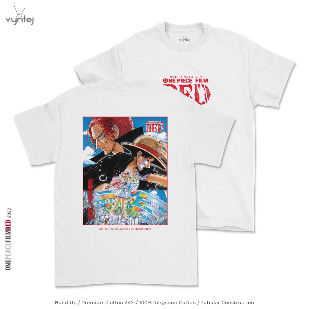 Kaos ONE PIECE FILM RED - Anime T Shirt | Baju Movie Film Manga - 018