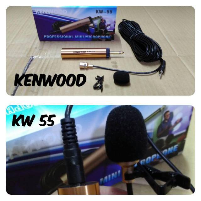 Mic jepit kabel kenwood KW-55