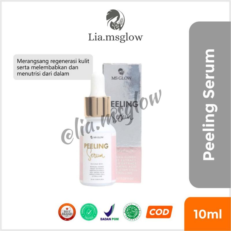Peeling Serum dari MS Glow serum eksfoliasi wajah