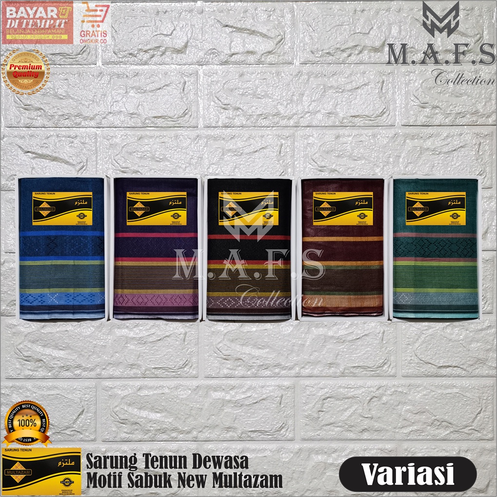 SARUNG DEWASA SARUNG TENUN POLOS SABUK MOTIF MULTAZAM