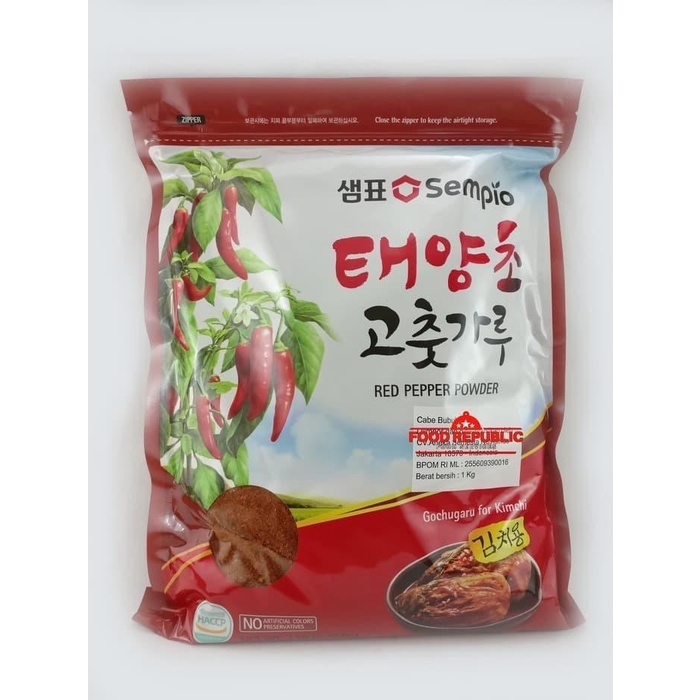 

Nay | Gochugaru Kasar Korea 1 Kg / Bubuk Cabe Korea Sempio Untuk Kimchi Kualitas Terbaik