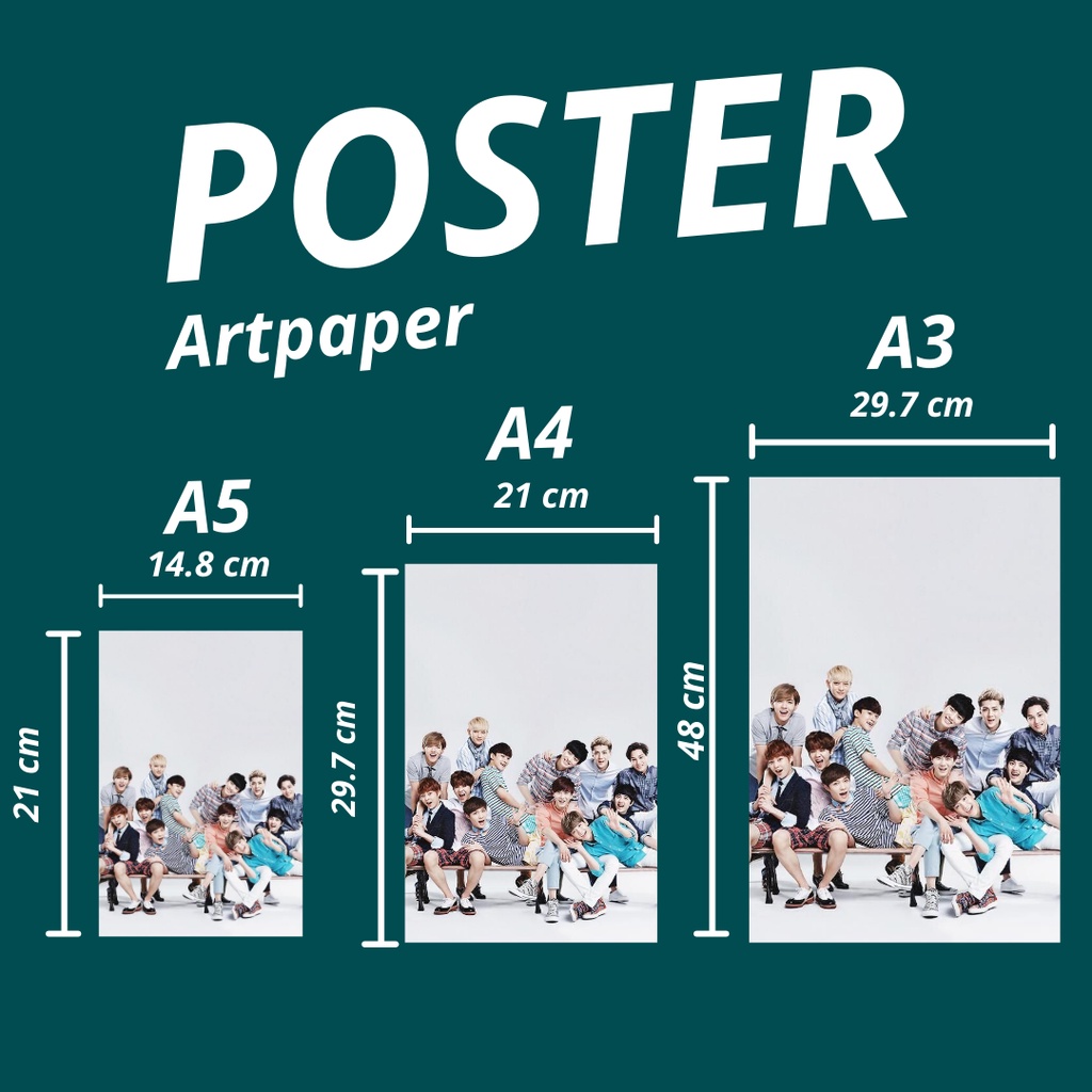 

(A3) ARTPAPER PRINT POSTER FREE CUSTOM MURAH