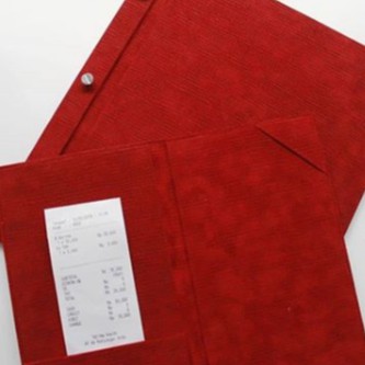 Buku Menu Menu Book Refill Palea Cerry Red A4 28x21 CM - Cover Only