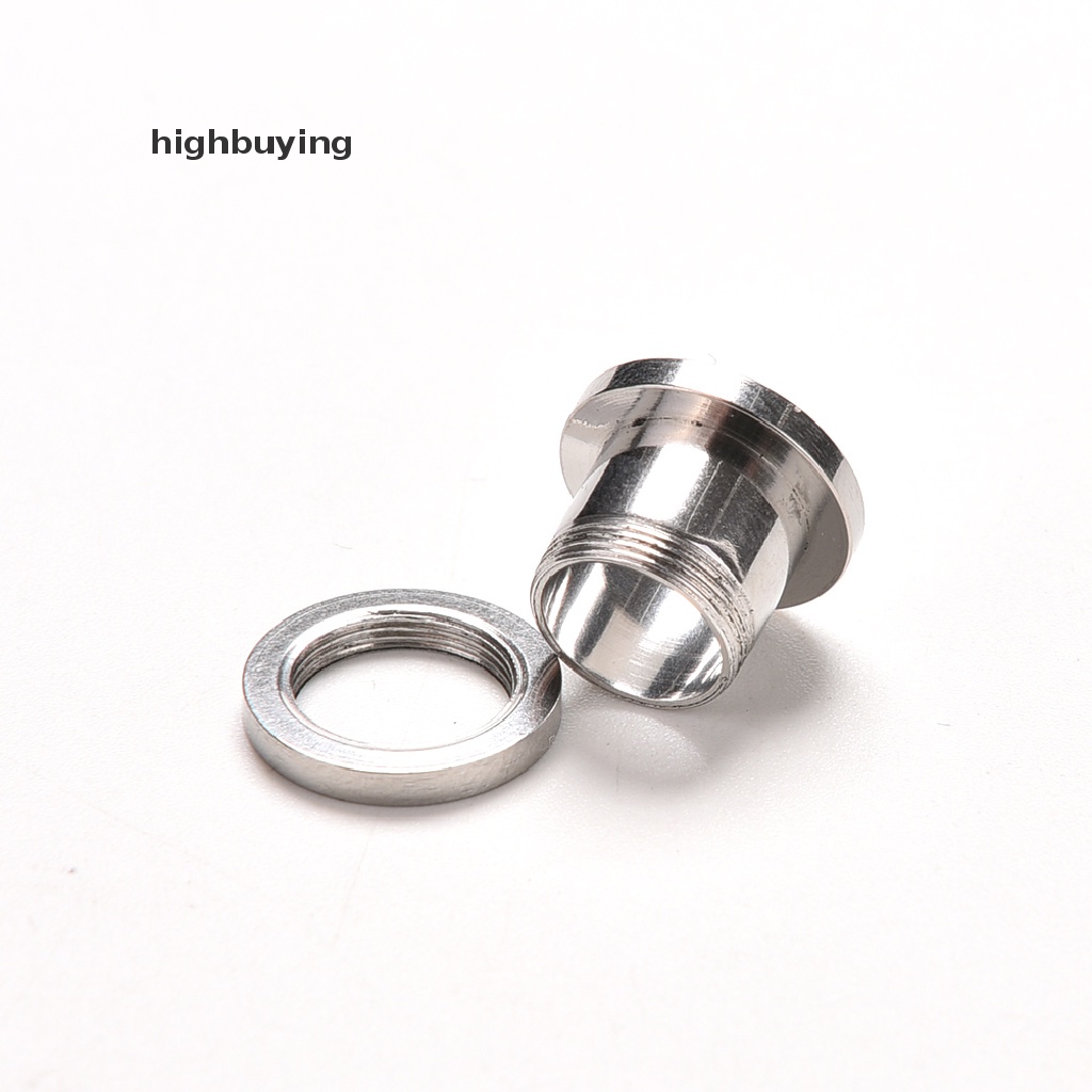 Hbid 1pc Ear Plug Pembesar Lubang Tindik Telinga Bahan Stainless Steel