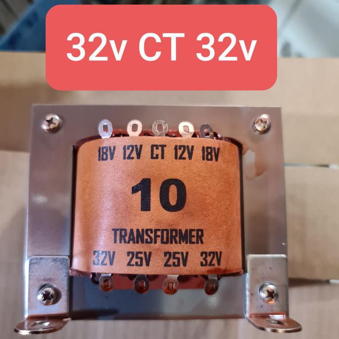 10A 32V Travo Trafo Tembaga 10 A Ampere Ct Besar Murni 32V Ct 32V 32 V