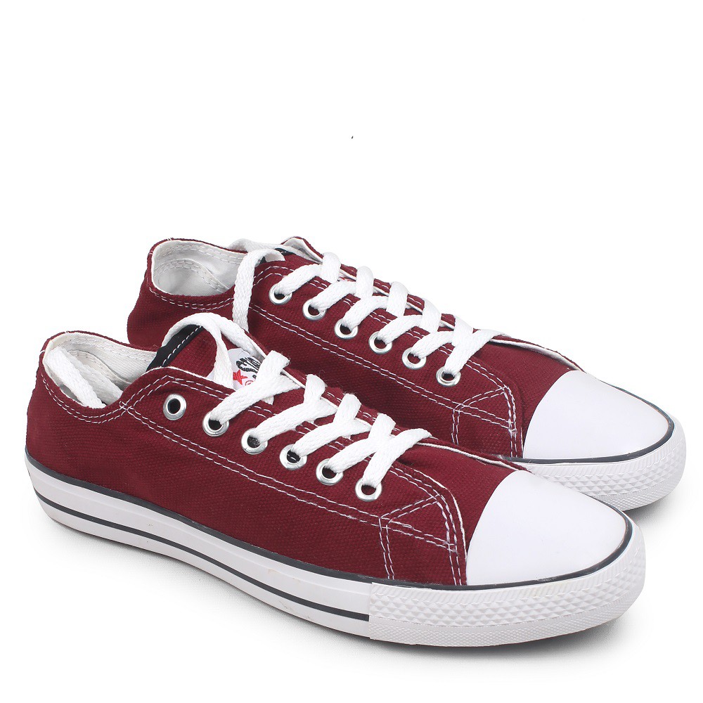 PROMO SEPATU CONVERSE 70s LOW PREMIUM QUALITY SNEAKERS CONVERSE ALL STAR MAROON PENDEK PRIA WANITA