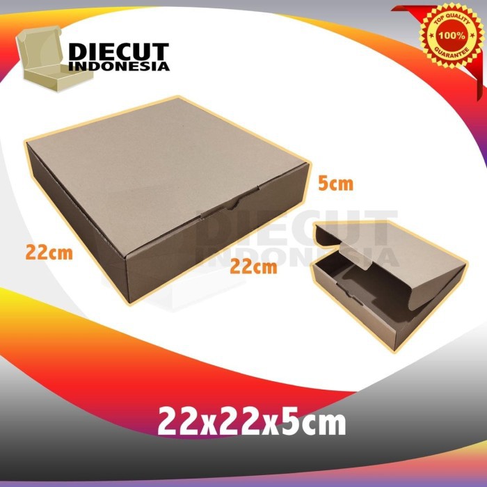 

kardus box pizza karton diecut uk 22x22x5