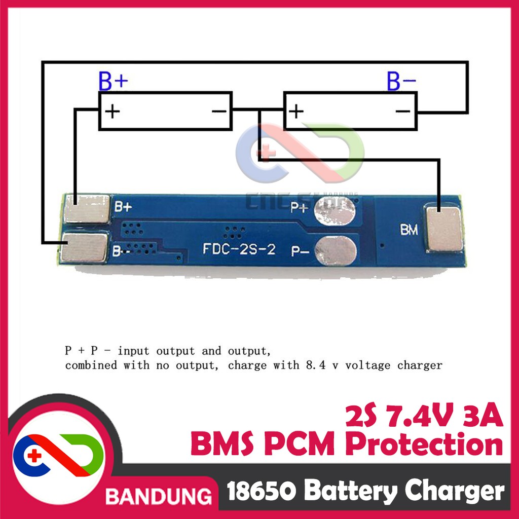 2S 3A 7.4V 8.4V 18650 LI-ION LITHIUM BATTERY CHARGER BMS PCM PROTECTION