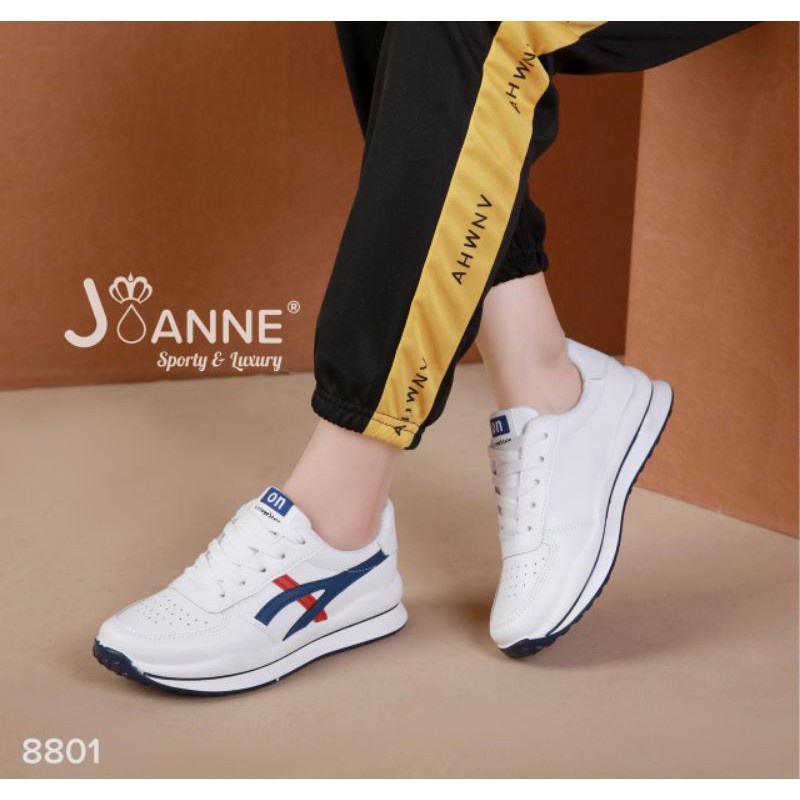 RESTOCK {ORIGINAL BRAND} JOANNE Leather Sneakers Shoes 8801