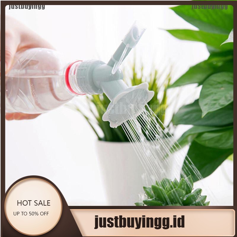 JB✪ 2 In 1 Plastic Sprinkler Nozzle For Waterers Bottle Watering Cans Shower Head