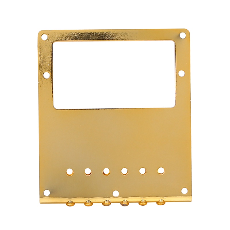 Bridge Humbucker 6 Senar 6 Roller Saddle Warna Emas Untuk Gitar Telecaster