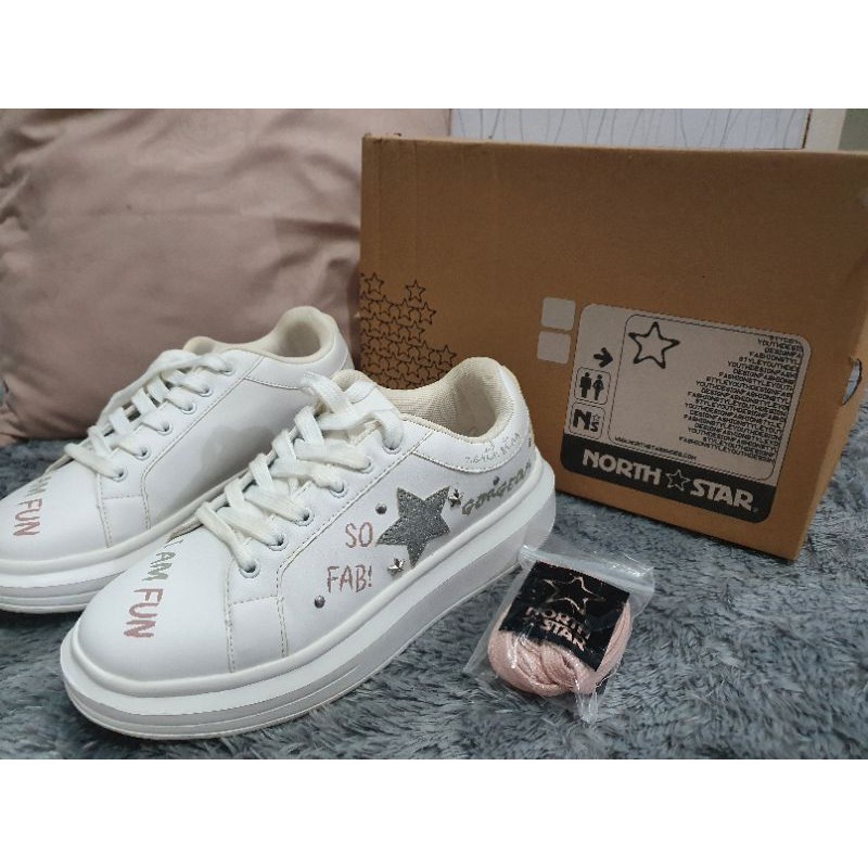 North Star Sneaker Wanita will white Original Batta , 37