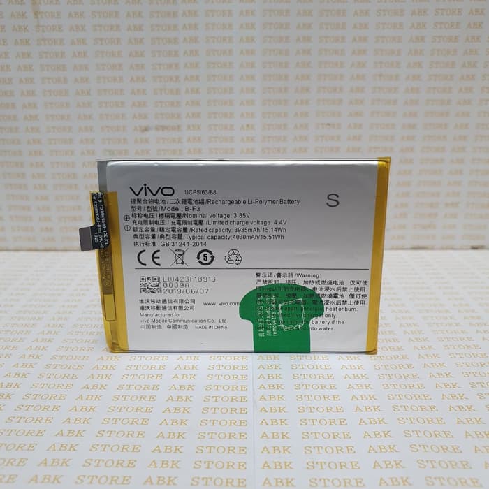 Batre Batere Baterai Battery VIVO Y91 Y93 Y95 B-F3 | BF3 Original