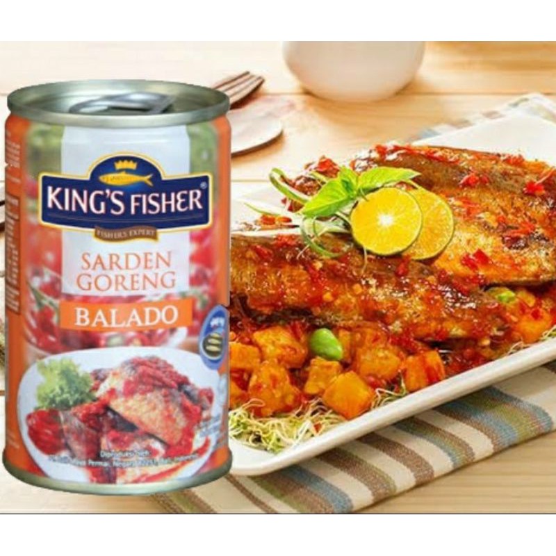

KING FISHER SARDEN BALADO SARDEN KALENG 155gr