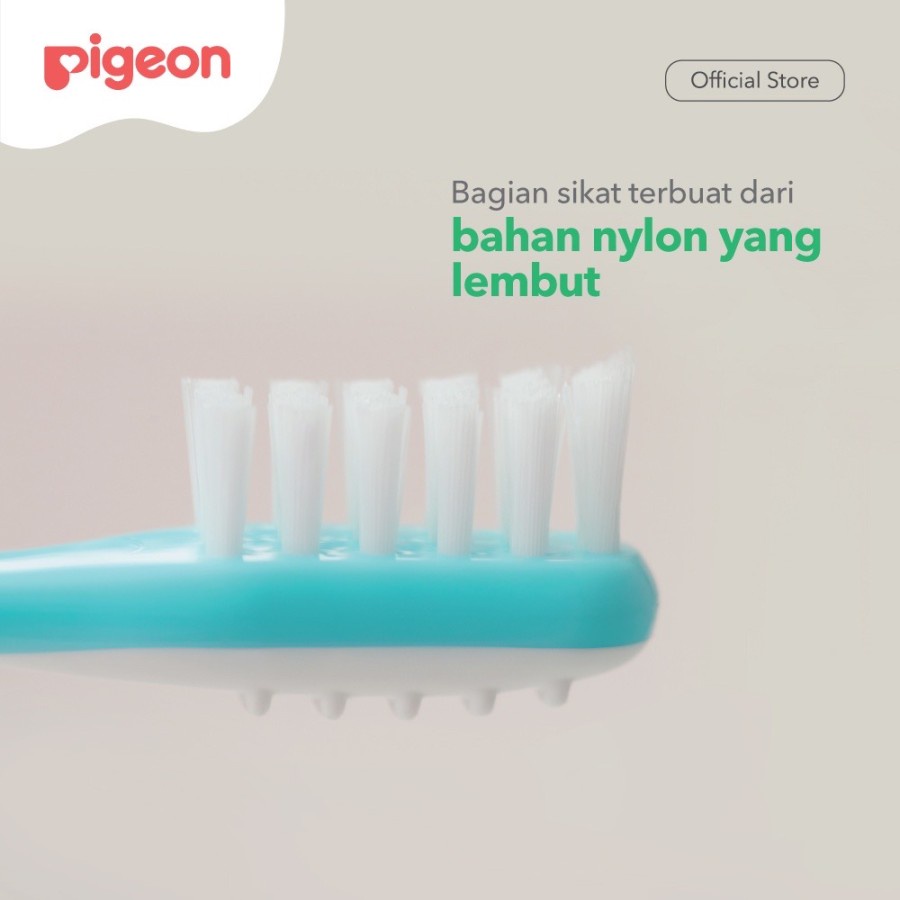 PIGEON Training Toothbrush Lesson 1/2/3 Sikat Gigi Anak Usia 12-18 Bulan