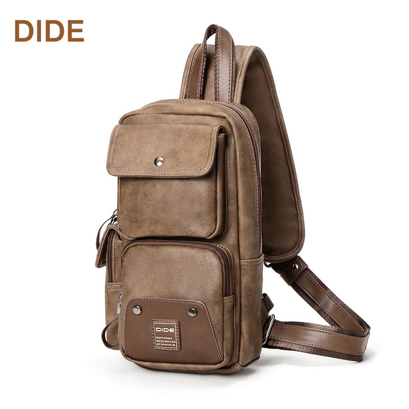 TAS SELEMPANG PRIA KULIT / TAS SLEMPANG / TAS ARMY / TAS DADA / TAS DIDE ADVENTURE - DIDE-JG810