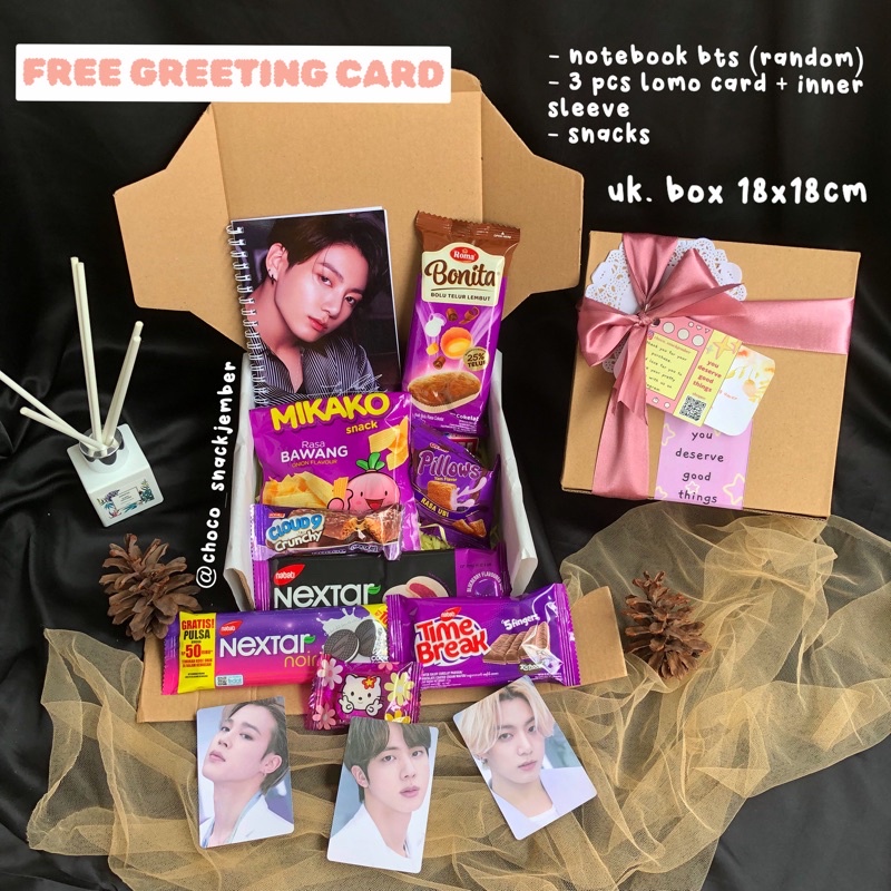 

GIFT BOX KPOP BTS, NCT DREAM, EXO, BLACKPINK| HAMPERS BOX | HADIAH ULANG TAHUN, HADIAH SIDANG | SNACK BOX | GIFT BOX | KADO UNIK | KADO MURAH | HADIAH UNTUK SAHABAT | HADIAH SEMPRO