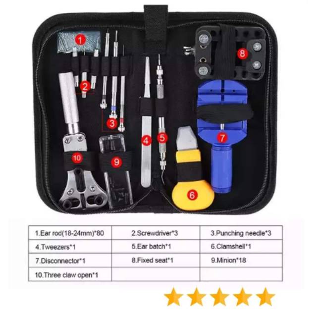 Alat servis jam tangan lengkap