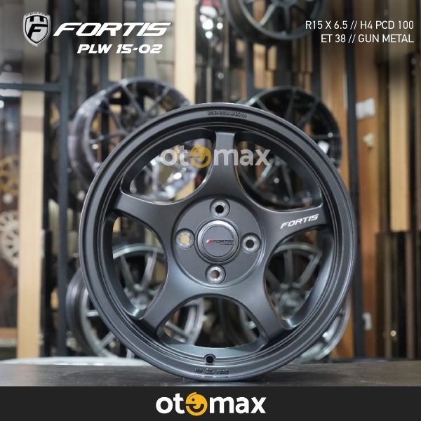 Velg Mobil Fortis PLW-02 Ring 15 Gunmetal