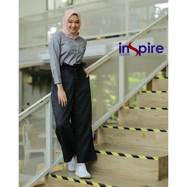 INSPIRE KULOT IK 02 BAHAN KATUN POLYESTER RAYON CELANA LONGGAR SYARI FASHION MUSLIM UNTUK REMAJA