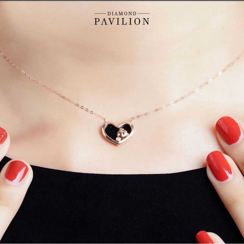 Jual Diamond Pavilion Kalung Emas Batu Berlian Lovysa Neklace Shopee