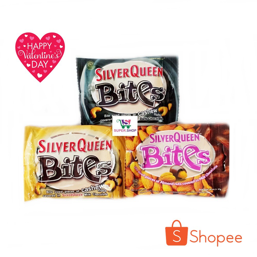 Silver Queen / Silverqueen Bites. Cokelat / Coklat Valentine