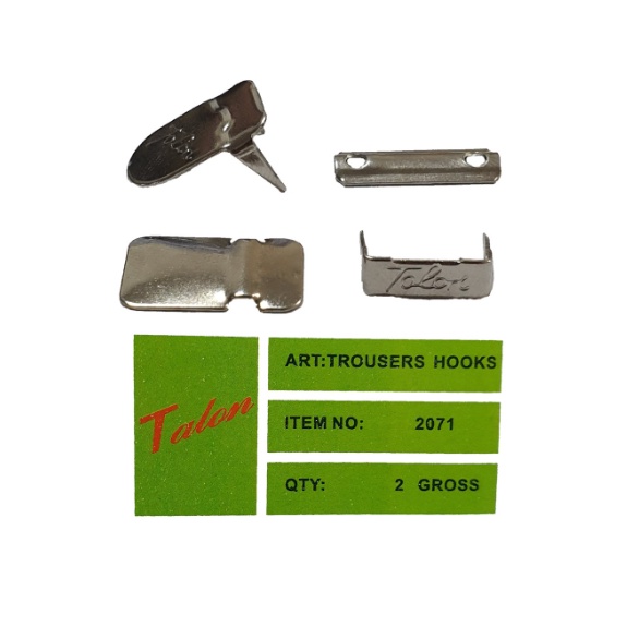 Hak Talon/Hak Tanam/Hak Ketok Jahit @2 gros Besi Tebal Bagus