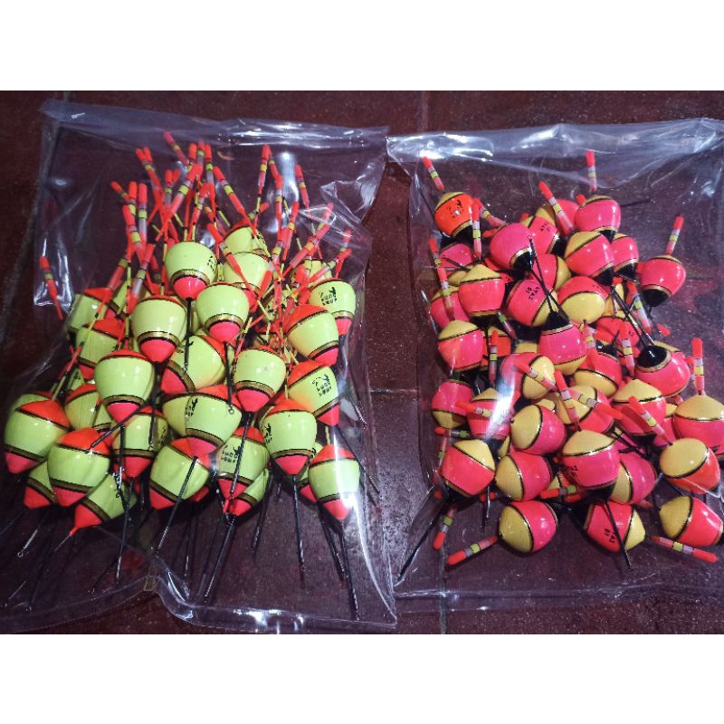 Pelampung pancing kleman terbaru viber tanggung 10-18 cm