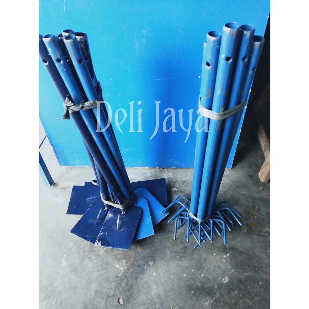 Cangkul Pacul Garpu Cakar Kecil Gagang Besi