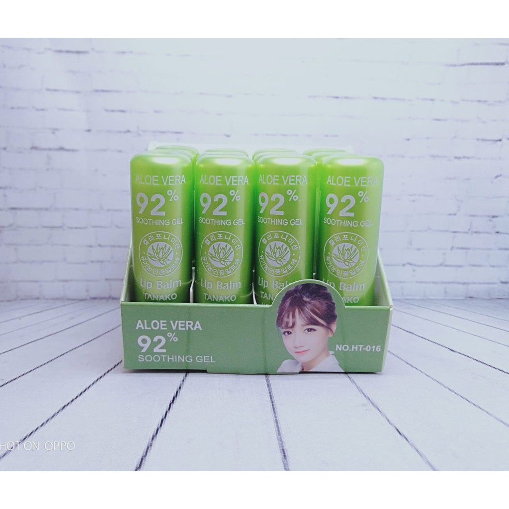Lipstik Waterproof Lipbalm TANAKO / Lio Balm MAGIC ALOEVERE 99%