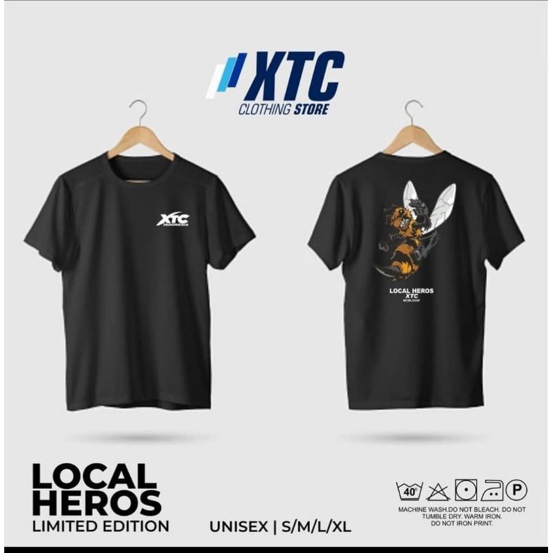 Kaos XTC INDONESIA XTC026T Pusat Original Berlabel XTC   Barcode 100% cotton baju jaket hoodie pusat